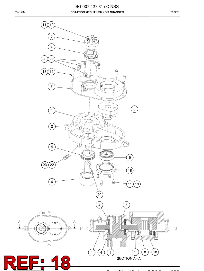 BG00743111a BG 007 431 11a Cover - Sandvik Technical Drawing