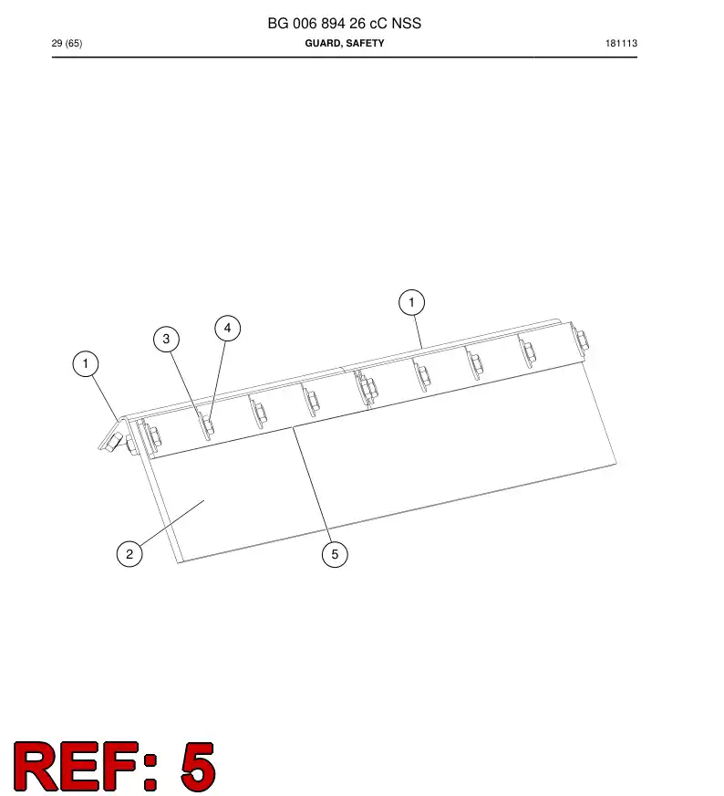 BG00745239a BG 007 452 39a Plate, Support - Sandvik Technical Drawing