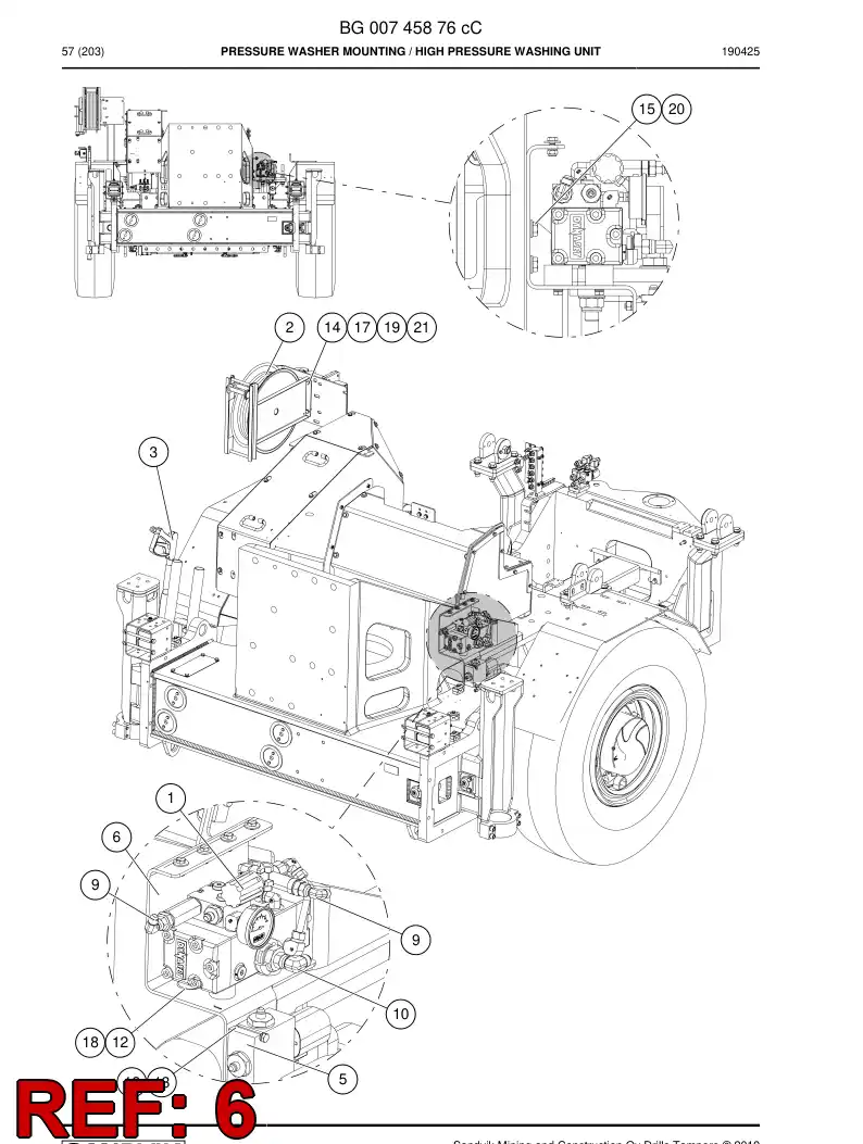 BG00745978b BG 007 459 78b Bracket - Sandvik Technical Drawing