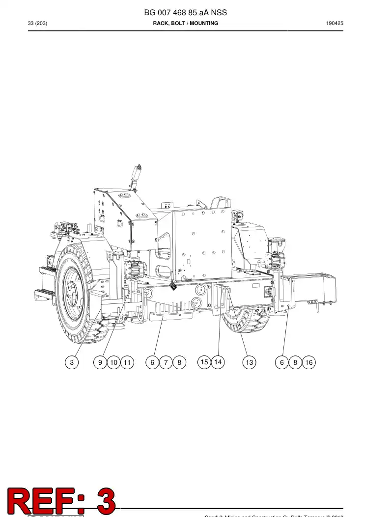 BG00747398a BG 007 473 98a Basket - Sandvik Technical Drawing