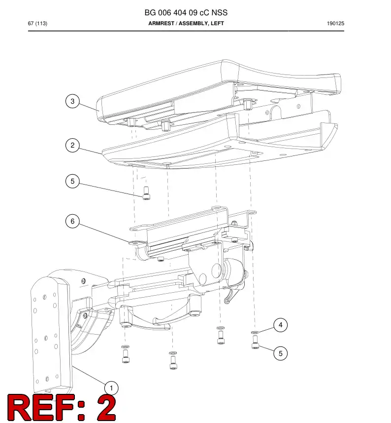 BG00749115a BG 007 491 15a Guard - Sandvik Technical Drawing