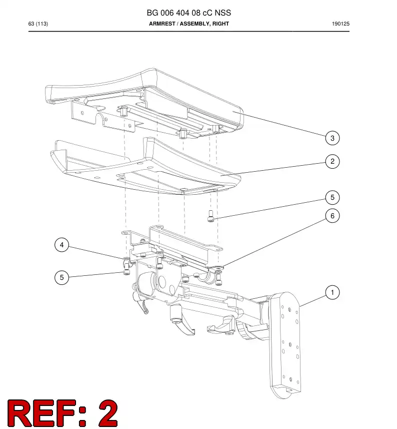BG00749117a BG 007 491 17a Guard - Sandvik Technical Drawing