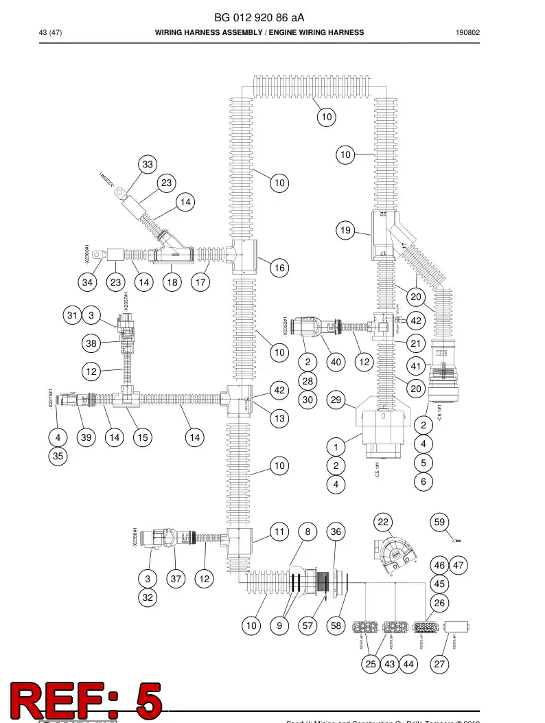 BG00753478a BG 007 534 78a Connector - Sandvik Technical Drawing