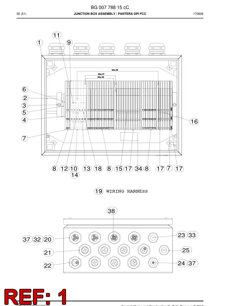BG00756928b BG 007 569 28b Enclosure, Steel - Sandvik Technical Drawing