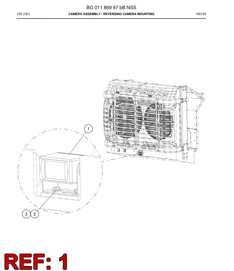 BG00761207b BG 007 612 07b Camera - Sandvik Technical Drawing