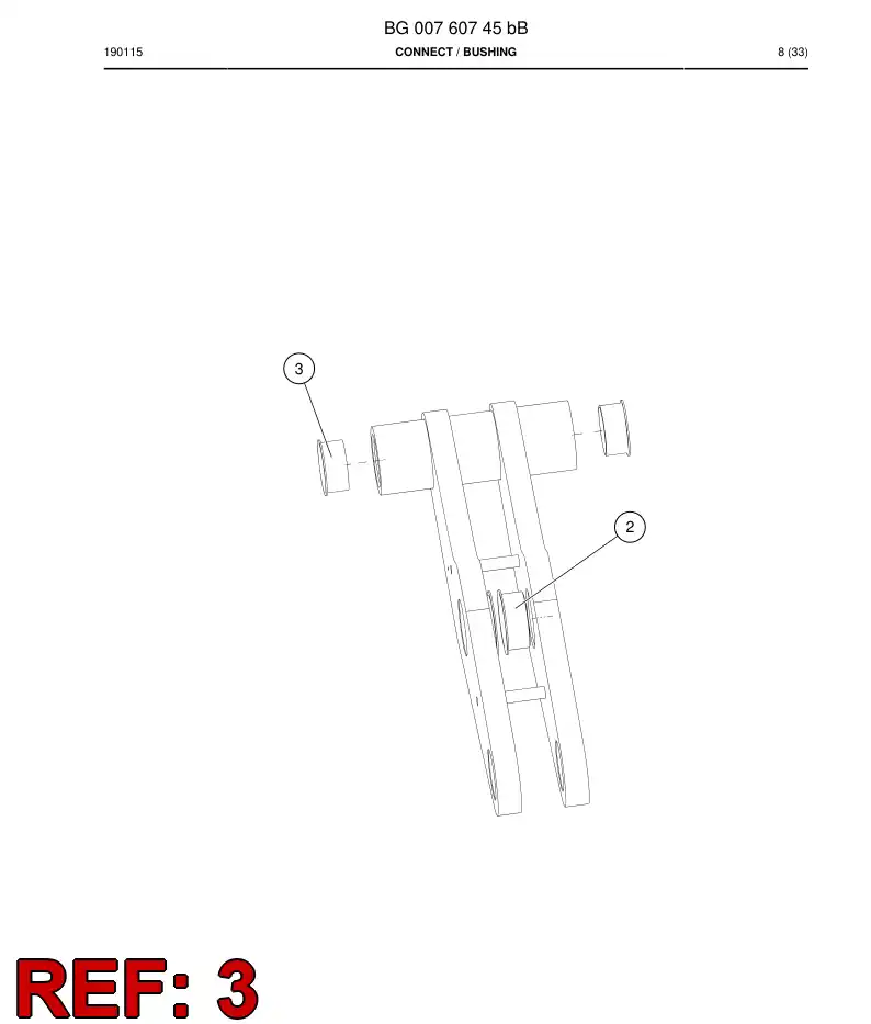 BG00765160a BG 007 651 60a Bearing - Sandvik Technical Drawing