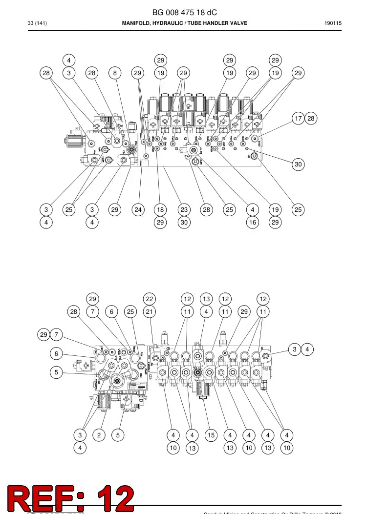 BG00765872a BG 007 658 72a PISTON, Pilot - Sandvik Technical Drawing