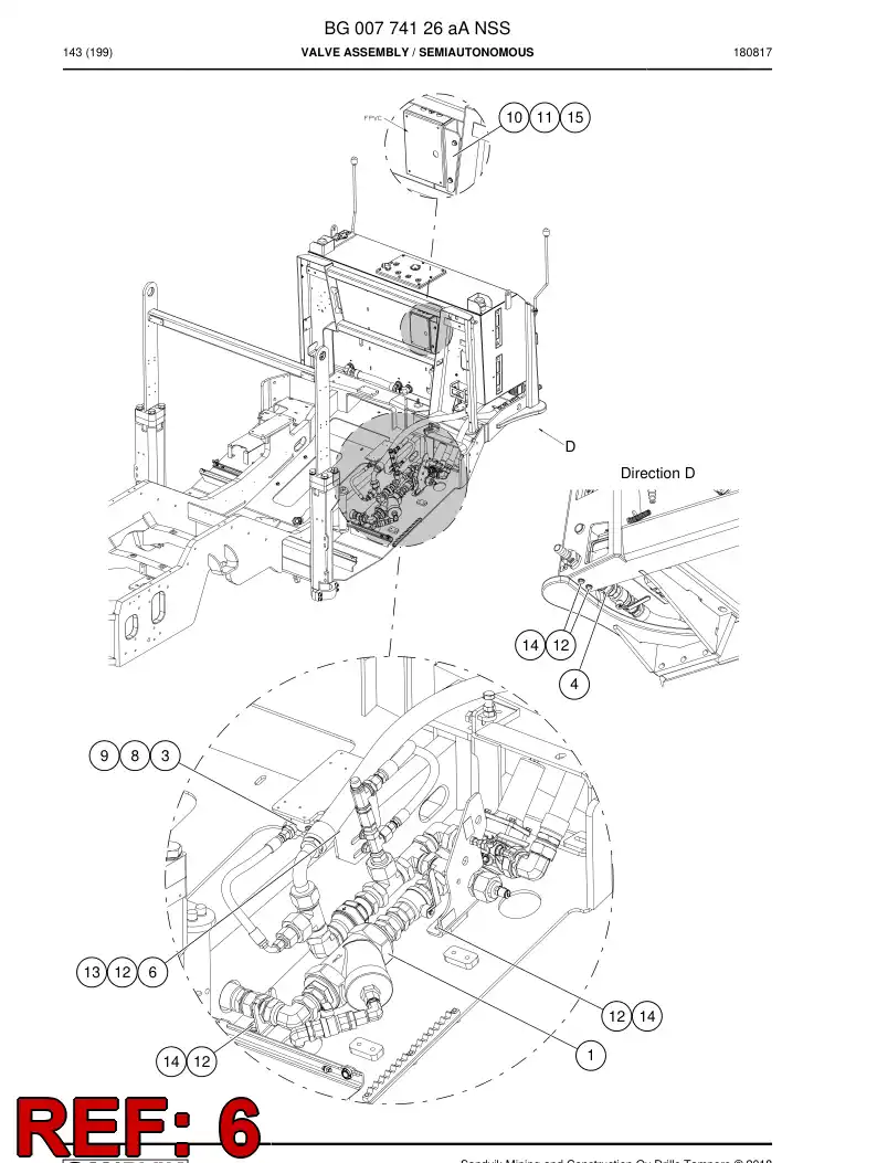 BG00767364a BG 007 673 64a Plate - Sandvik Technical Drawing