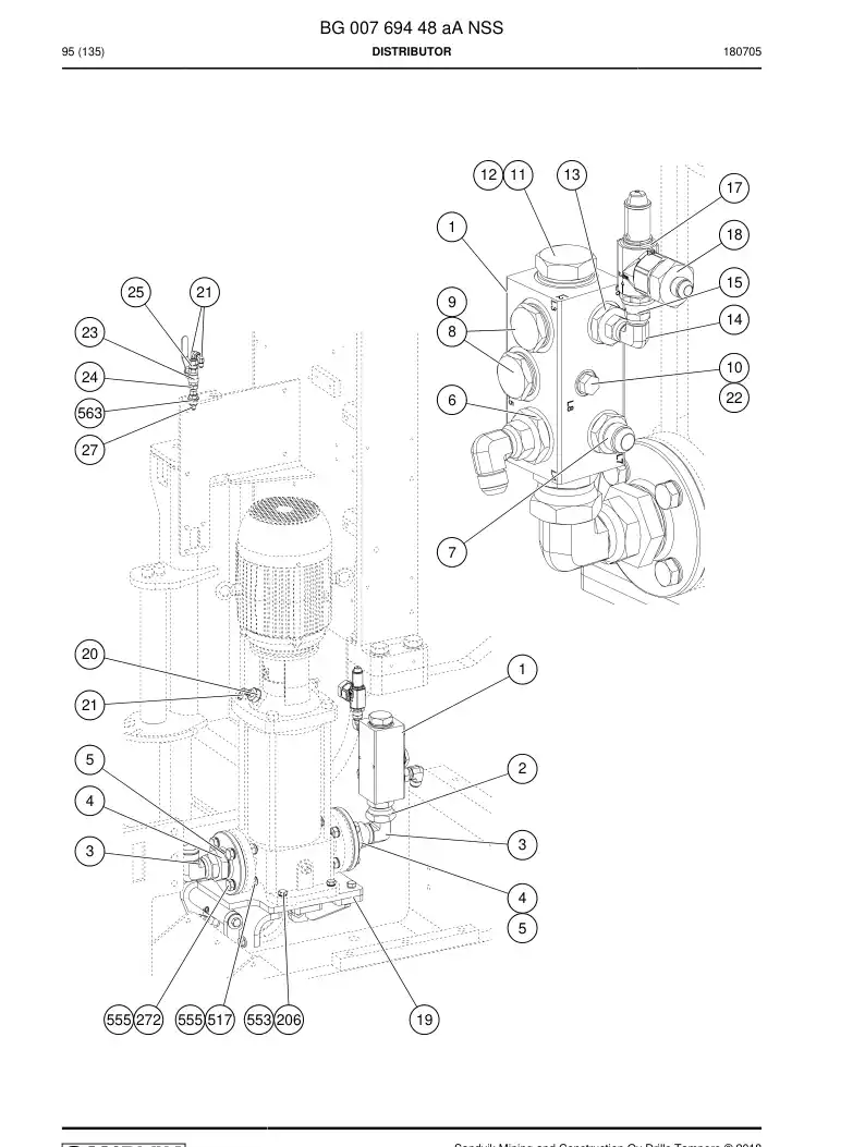 BG00769448a BG 007 694 48a Distributor - Sandvik Technical Drawing