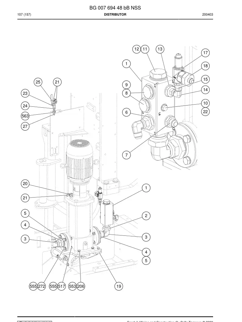 BG00769448b BG 007 694 48b Distributor - Sandvik Technical Drawing