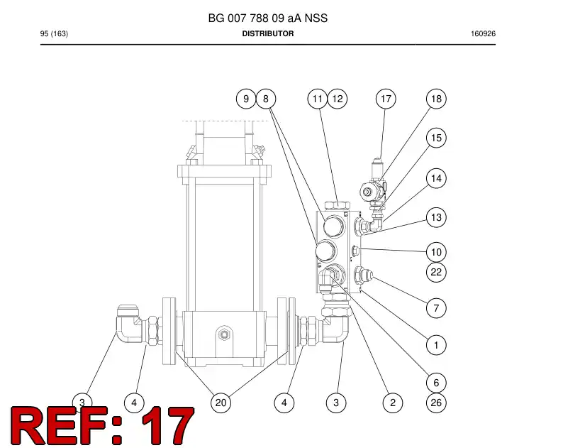 BG00771980a BG 007 719 80a VLVULA, DESCARGA DE PRESIN - Sandvik Technical Drawing