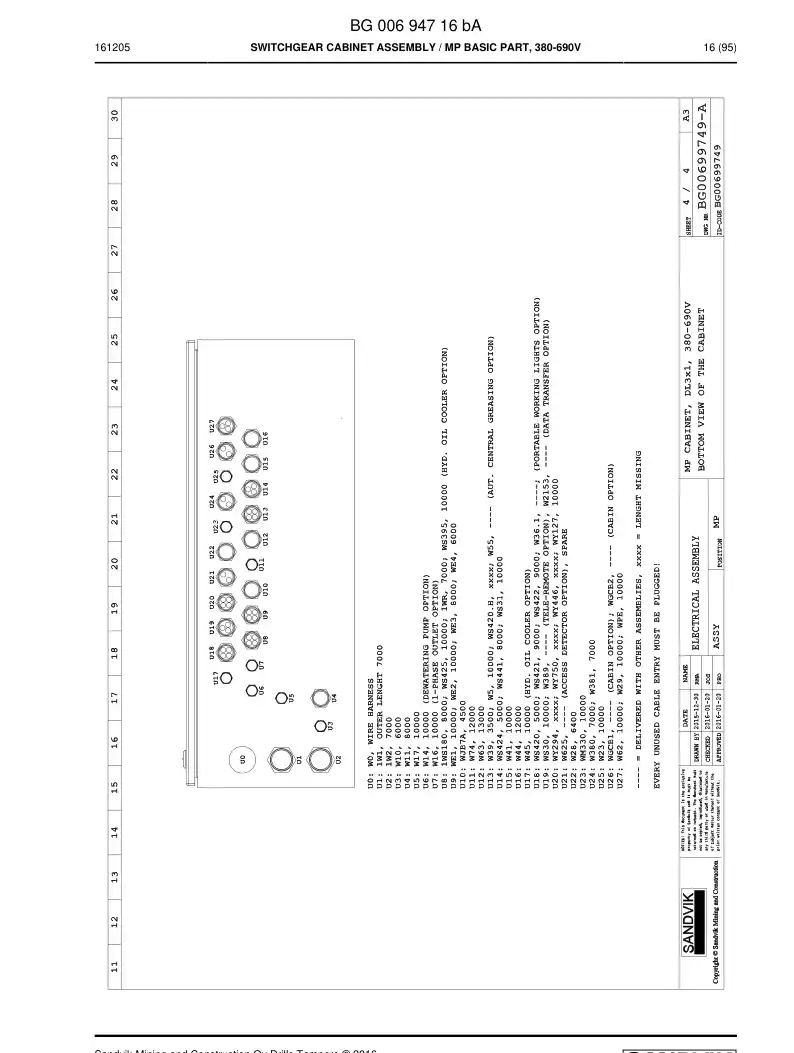 BG00772294a BG 007 722 94a Sign - Sandvik Technical Drawing