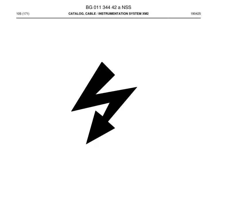 BG00774161a BG 007 741 61a Cable, Pre-Wired Plug - Sandvik Technical Drawing