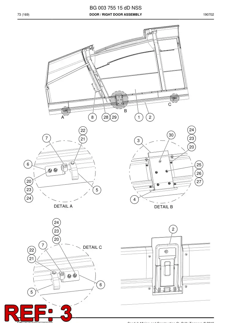 BG00775866a BG 007 758 66a Enclosure - Sandvik Technical Drawing