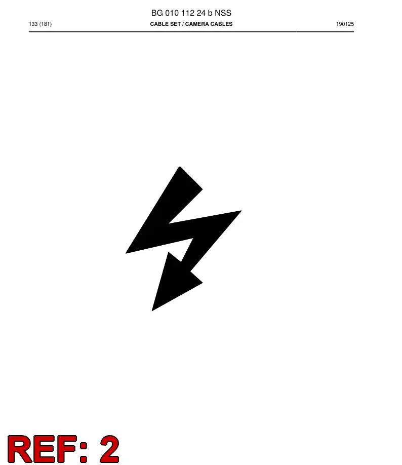BG00778795a BG 007 787 95a Cable - Sandvik Technical Drawing
