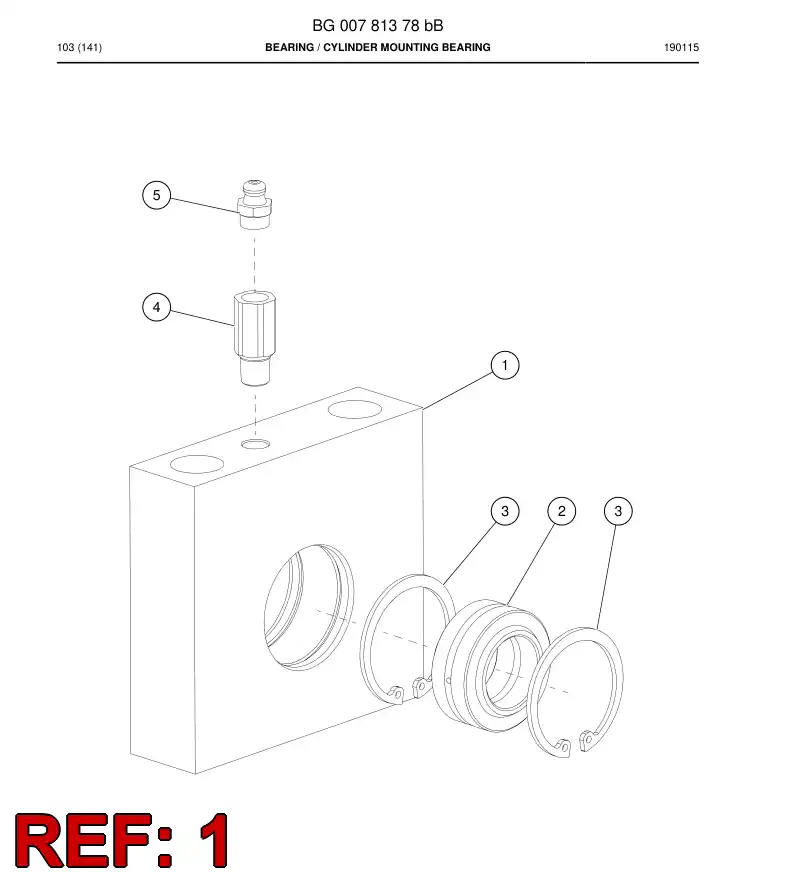 BG00781380b BG 007 813 80b Plate - Sandvik Technical Drawing