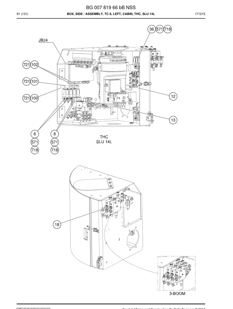 BG00781966b BG 007 819 66b Box, Side - Sandvik Technical Drawing
