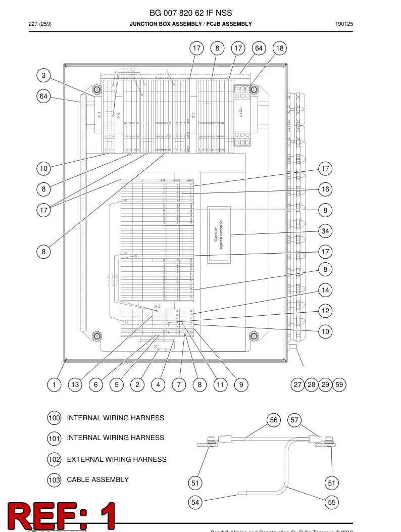 BG00791960g BG 007 919 60g Enclosure, Steel - Sandvik Technical Drawing