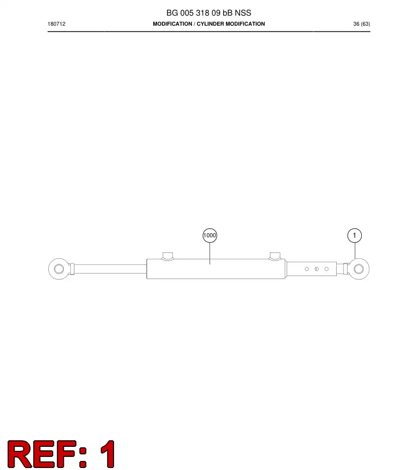 BG00791972a BG 007 919 72a Eye, Cylinder - Sandvik Technical Drawing