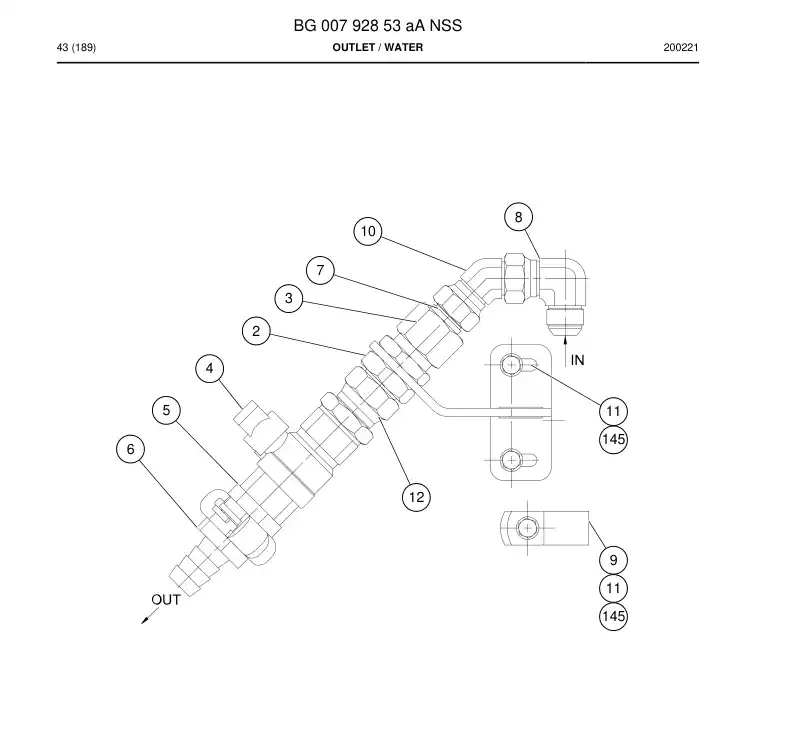 BG00792853a BG 007 928 53a Outlet - Sandvik Technical Drawing