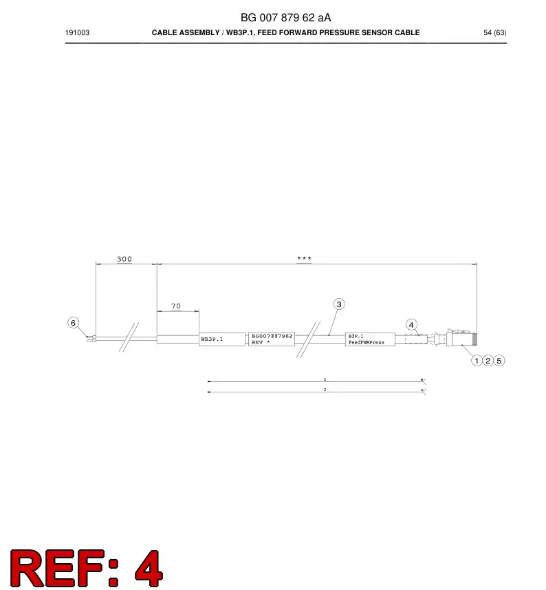 BG00797078a BG 007 970 78a Tube, Shrink - Sandvik Technical Drawing
