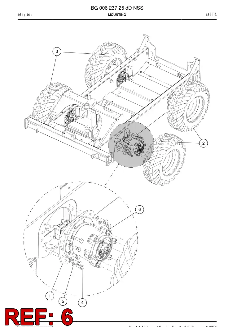BG00797449a BG 007 974 49a Washer, Spring - Sandvik Technical Drawing