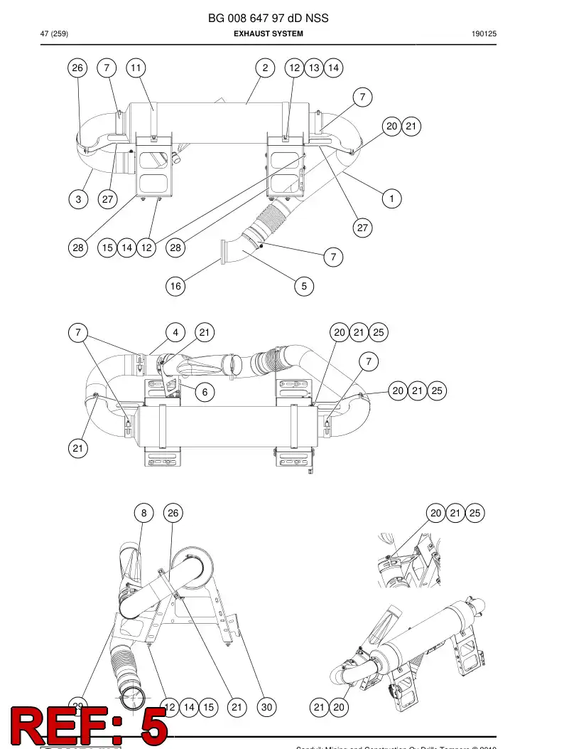 BG00798449b BG 007 984 49b Elbow - Sandvik Technical Drawing