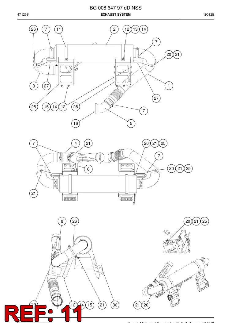 BG00799131a BG 007 991 31a Clamp - Sandvik Technical Drawing