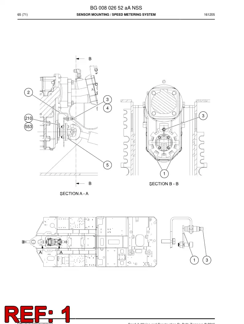 BG00802669a BG 008 026 69a Plate - Sandvik Technical Drawing