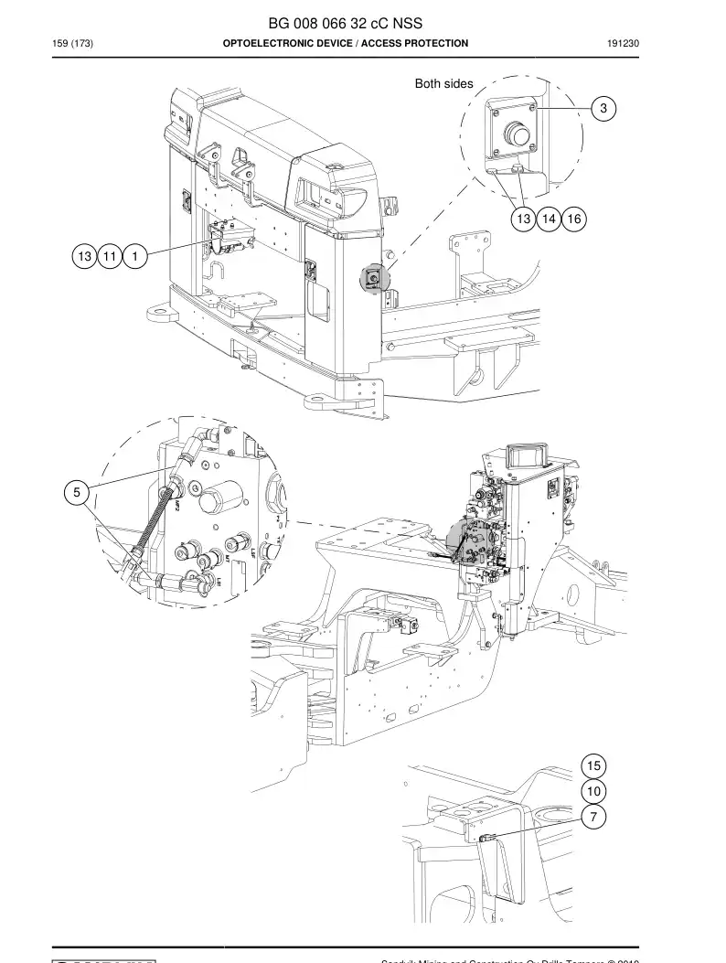 BG00806632c BG 008 066 32c Optoelectronic Device - Sandvik Technical Drawing