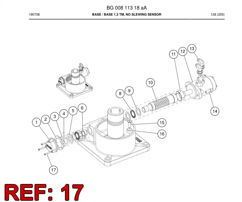 BG00811333a BG 008 113 33a Screw - Sandvik Technical Drawing