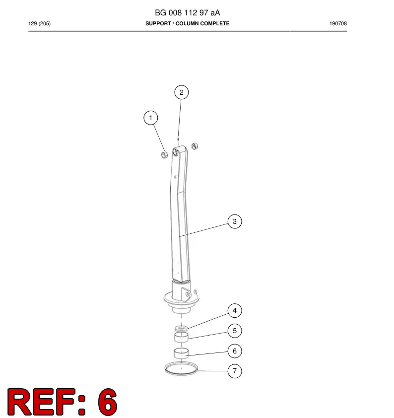 BG00811352a BG 008 113 52a Bushing - Sandvik Technical Drawing