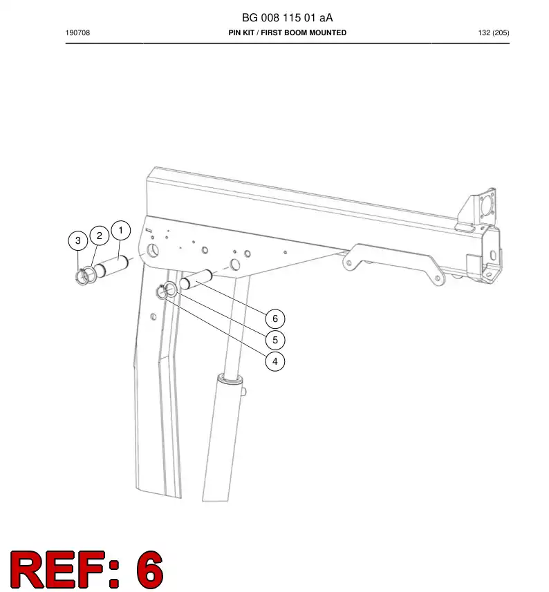BG00811515a BG 008 115 15a Shaft - Sandvik Technical Drawing