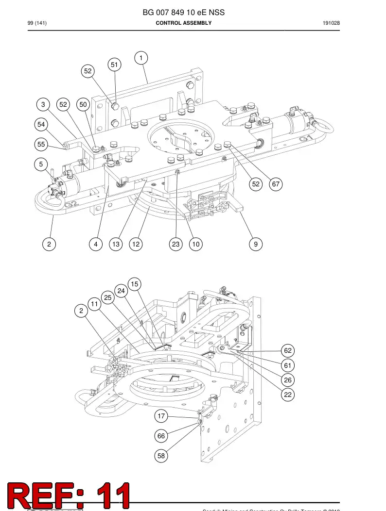 BG00812412b BG 008 124 12b Plate - Sandvik Technical Drawing