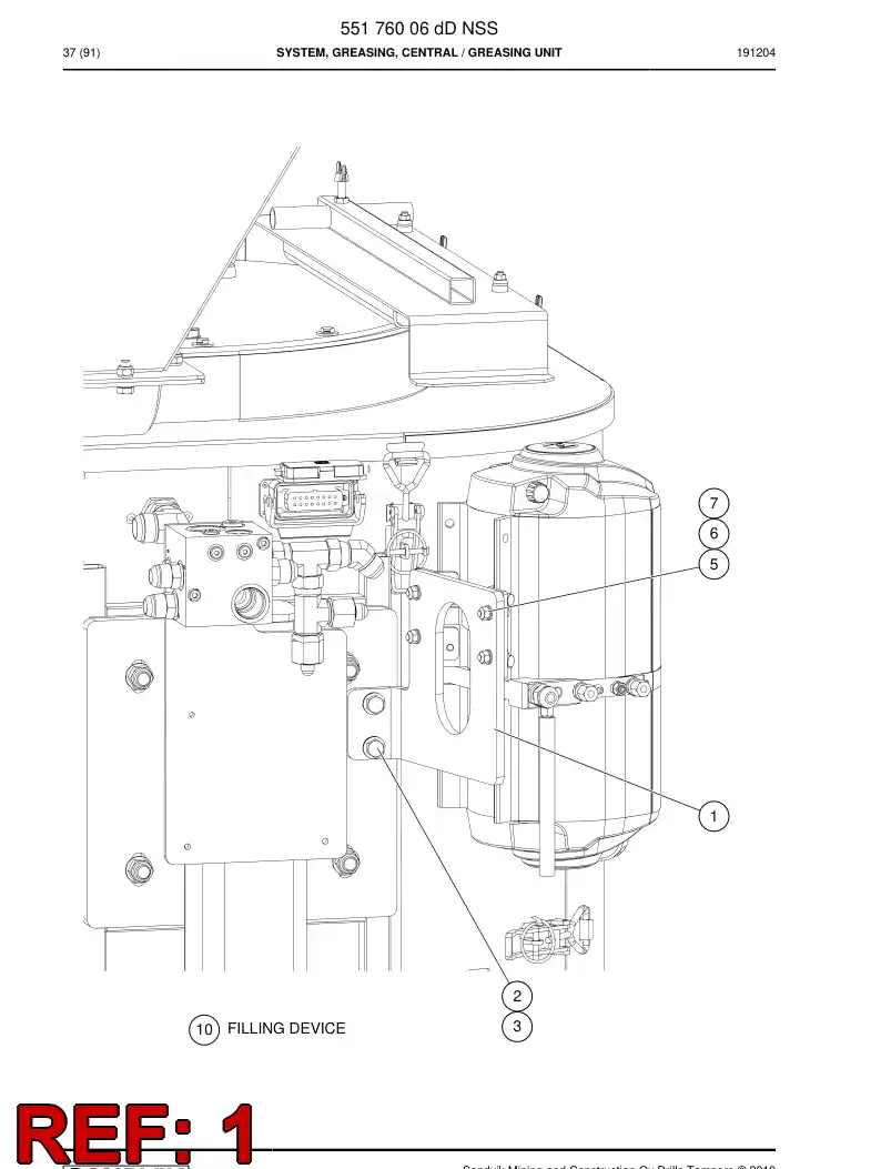 BG00813012a BG 008 130 12a Support Welding - Sandvik Technical Drawing