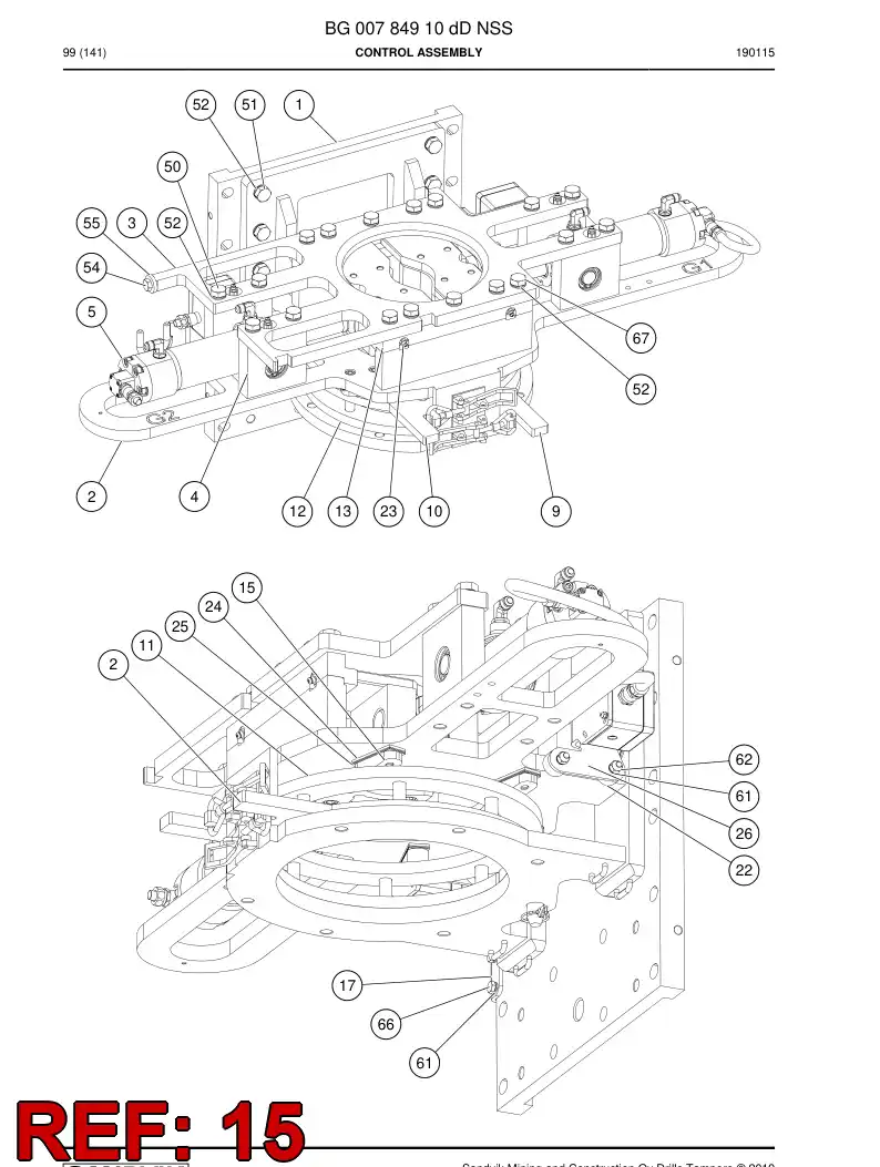 BG00814235a BG 008 142 35a Wedge - Sandvik Technical Drawing