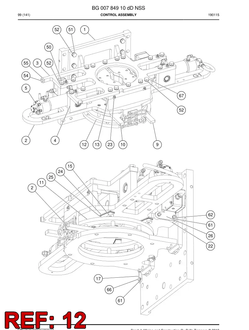 BG00814657a BG 008 146 57a Plate - Sandvik Technical Drawing