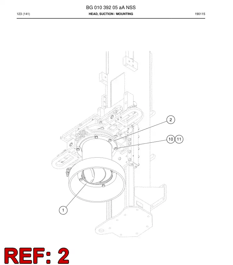 BG00819285a BG 008 192 85a Plate - Sandvik Technical Drawing