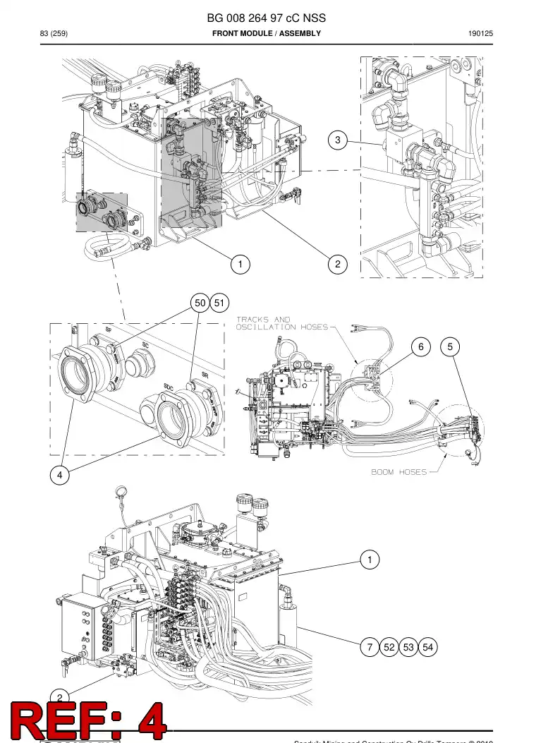 BG00820809a BG 008 208 09a Compensator - Sandvik Technical Drawing