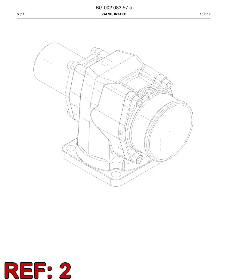 BG00822011a BG 008 220 11a Repair Kit - Sandvik Technical Drawing
