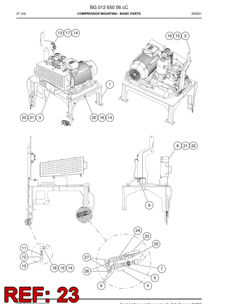 BG00826734a BG 008 267 34a Valve, Ball - Sandvik Technical Drawing