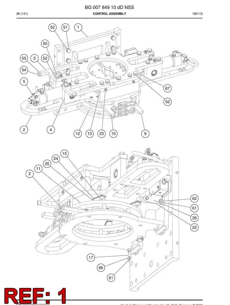BG00832537c BG 008 325 37c Bracket - Sandvik Technical Drawing