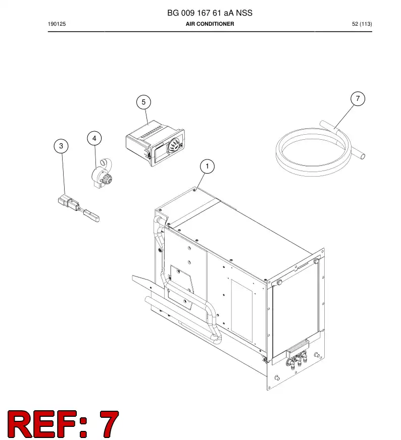 BG00832779b BG 008 327 79b Hose, Suction - Sandvik Technical Drawing
