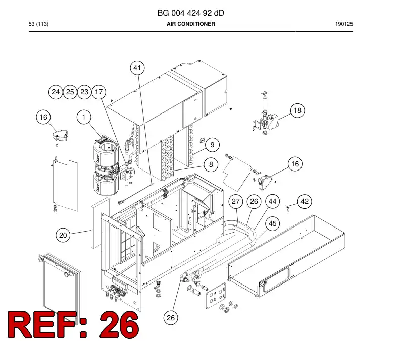 BG00837577a BG 008 375 77a Hose, Refrigeration - Sandvik Technical Drawing