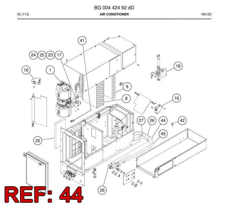 BG00837672a BG 008 376 72a Hose - Sandvik Technical Drawing