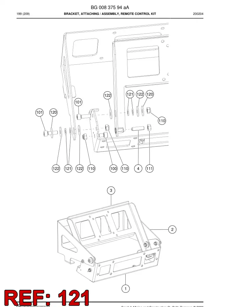 BG00838758a BG 008 387 58a Washer, Plain - Sandvik Technical Drawing