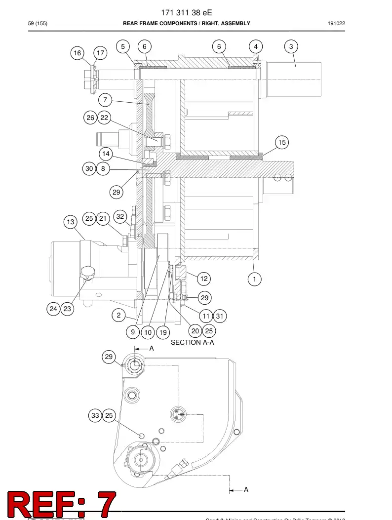BG00841029b BG 008 410 29b Plate, Divider - Sandvik Technical Drawing