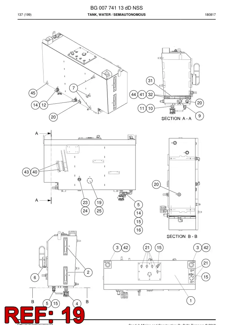 BG00841086a BG 008 410 86a Plug - Sandvik Technical Drawing