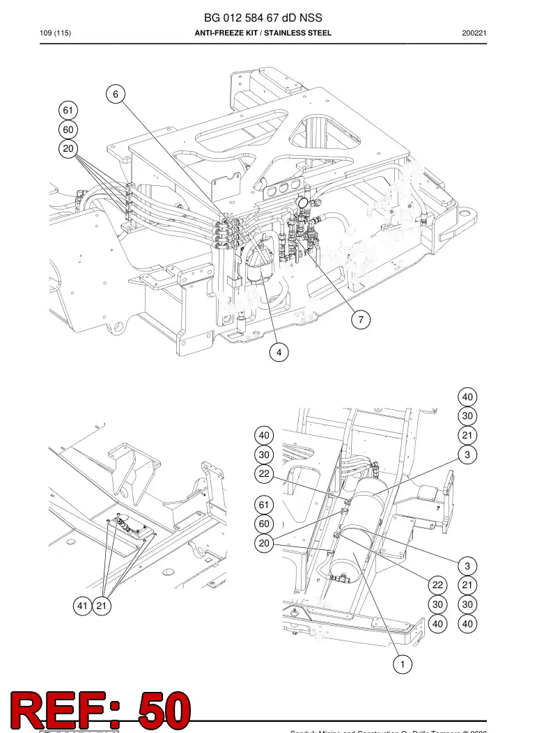 BG00842935b BG 008 429 35b Decal - Sandvik Technical Drawing