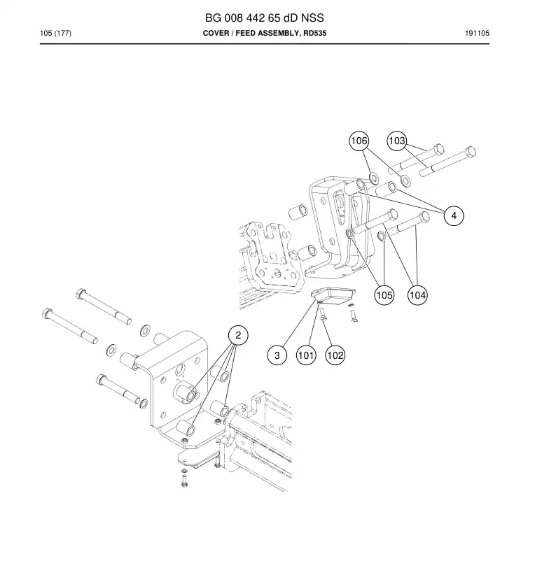 BG00844265d BG 008 442 65d Cover - Sandvik Technical Drawing